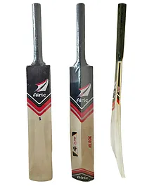 Airic Willow Wooden Cricket Bat  - Light Brown 