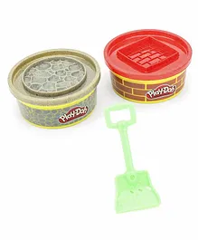 Play-Doh Wheels Brick and Stone Building Compound Multicolour  Pack of 2 - 225 gm Each