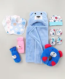 Zoe Baby Combo Gift Set Pack of 10 - Blue