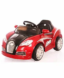 Ayaan Toys Battery Operated Ride On Car  Music And Lights - Red
