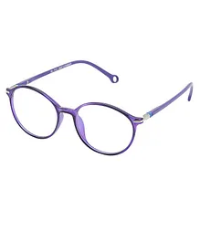 VAST Antiglare Zero Power & Bluecut TR90 Eye Protection Glasses - Purple