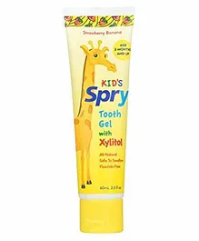 Xlear Strawberry Banana Xylitol Tooth Paste With Free Sticker - 60 ml