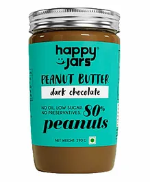 Happy Jars Dark Chocolate Peanut Butter - 290 gm