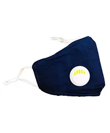 The Little Lookers Anti Pollution Dust Face Mask - Navy Blue