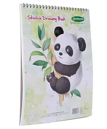 Sundaram Sketch Drawing A3 Book - 36 Pages (Color & Print May Vary)