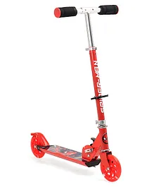 Rowan 2 Wheel Kick Scooter with Side Stand Spiderman Print - Red