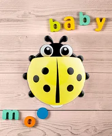 Baby Moo Ladybug Toothbrush Holder - Yellow 