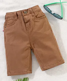 Babyhug Bermuda Shorts - Khaki