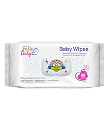 Fabie Baby SkinSoft Baby Cleansing Wipes - 80 Pieces