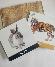 ZulaMinds Animal Flash Cards Multicolor - 15 Cards