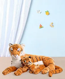 Wild Republic Tiger Soft Toy Brown - Length 57 cm