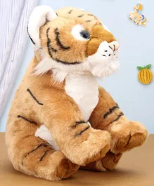 Wild Republic Tiger Soft Toy Brown - Height 27.5 cm