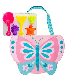 Stephen Joseph Beach Play Set With Tote Bag Butterfly Design - Multicolour