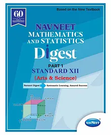 Navneet Mathematics & Statistics Digest Part 1 Std 12 Maharashtra State Board - English
