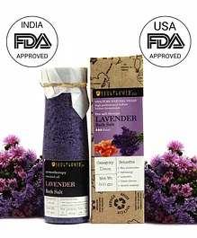 Soulflower Lavender Aroma Bath Salt - 500 gm