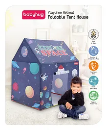 Babyhug Playtime Explore Space Foldable Tent House - Blue