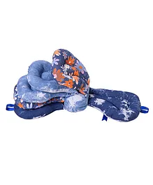 Baby Moo Tie & Dye Butterfly Feeding Pillow - Blue 