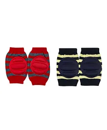 Baby Moo Cushioned Knee Pad Pack of 2 - Red Navy