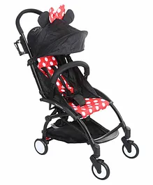Tiffy & Toffee Portable Stroller with Canopy and Mosquito Net - Red 