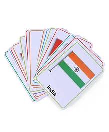 Meraki Babies Country Flags Flash Cards for Kids - 32 cards