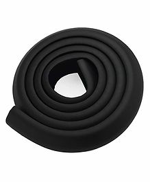 Syga Safety Strip Furniture Corner Guard Strip with Dual Adhesive Tape - Black