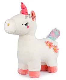 Fiddlerz Unicorn Plush Toy White - Height 56 cm
