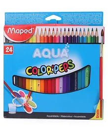 Maped Color Peps Water Color Pencil Set of 24 Shades - Multicolor
