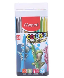 Maped Plastic Crayons Multicolor - Pack of 12