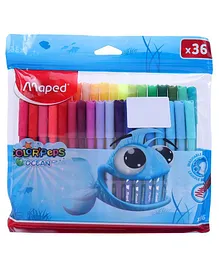 Maped Color Peps Felt tip Pens 36 Shades - Multicolor
