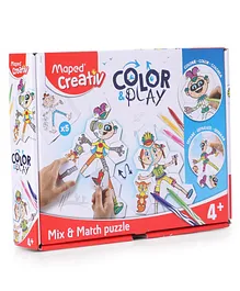 Maped Creativ Mix & Match Puzzle DIY Kit - Multicolor 