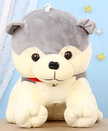 Toytales Dog Shaped Soft Toy  Grey - Height 45 cm