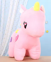Toytales Soft Toy Unicorn Shape Pink - Length 40 cm