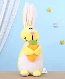 Toytales Rabbit Shaped Soft Toy Yellow - Height 18 cm