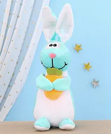 Toytales Carrot Rabbit Soft Toy  Green - Height 18 cm