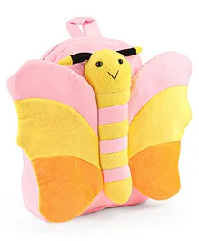 Toytales Soft Toy Bag Butterfly Design Pink - Height 15 Inches