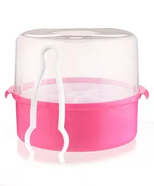 Microwave Baby Bottle Sterilizer- Pink