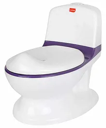 LuvLap Comfy Baby Potty Seat with Flush Sound - Purple 