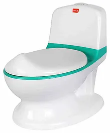 LuvLap Comfy Baby Potty Seat with Flush Sound - Green