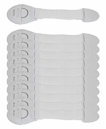 LuvLap Safety Lock Pack of 10 - White 