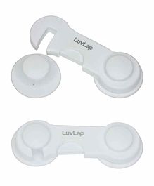 LuvLap Safety Furniture Lock Pack of 2 - White