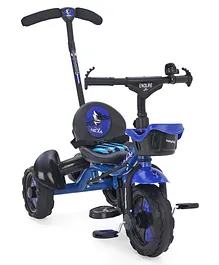Babyhug Endure Tricycle with Parental Push handle & Storage Basket - Blue