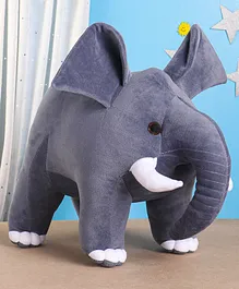 IR Soft Toy Elephant Shape Grey - Height 25 cm 