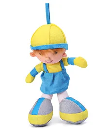 IR Soft Hanging Doll Toy Blue - Height 27.5 cm