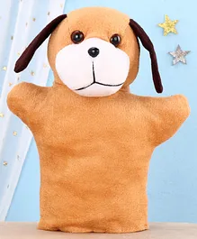 IR Hand Puppet Dog Brown - Height 20 cm
