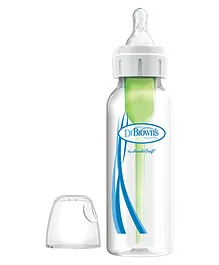 Dr Browns Narrow Options Feeding Bottle Blue - 250 ml