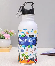 Unicorn Knack Stainless Steel Color Changing Magic Bottle Blue - 600 ml