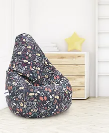 Pine Kids Printed Bean Bag Without Beans - Multicolor