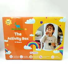 Meraki Babies Kids Activity Box Multicolour - 15 Sheets 