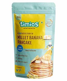 timios Multigrain No-Maida Organic Banana Millet Instant Pancake Sweetened with Jaggery - 150 g 