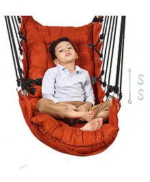 Faburaa Paradise Jhoola Swing for Indoor & Outdoor WC 150 Kg  - Orange